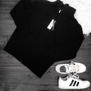 Men's NWT Black DLJC Zippered Fleece Hoodie